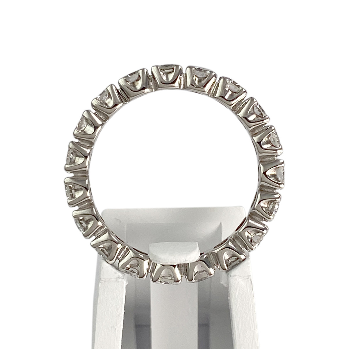 Bague d'occasion or 750 blanc diamant - vue 3