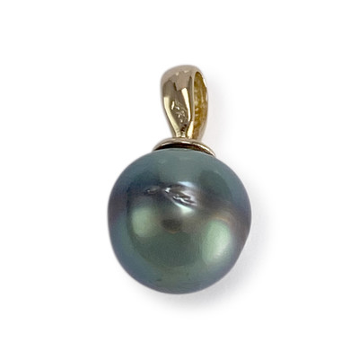 Pendentif d'occasion or 750 jaune perle de tahiti