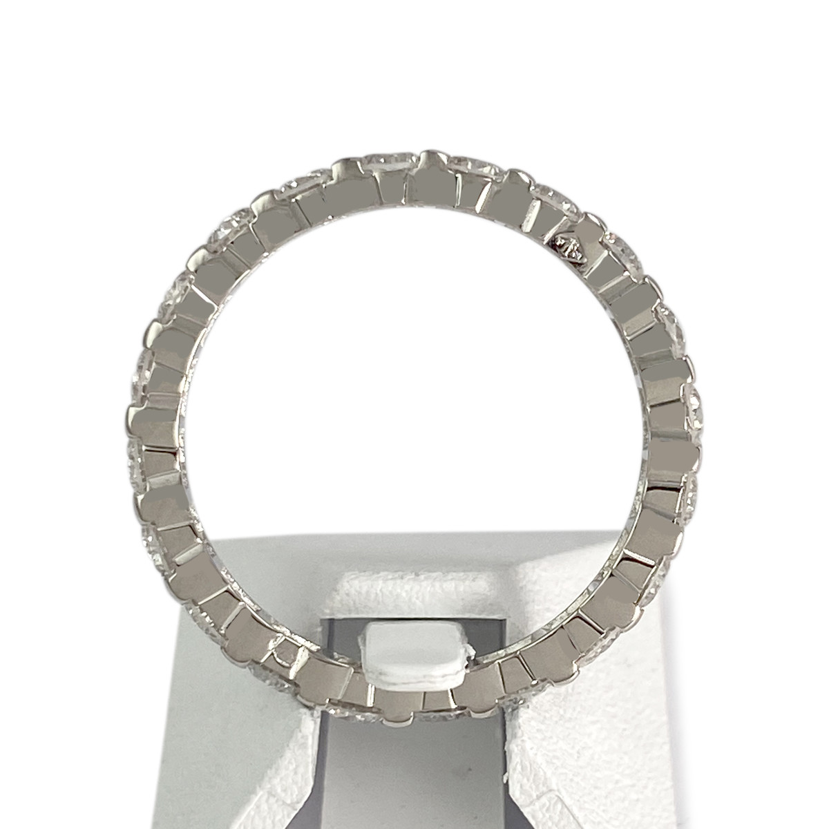 Bague d'occasion or 750 blanc diamant - vue 3