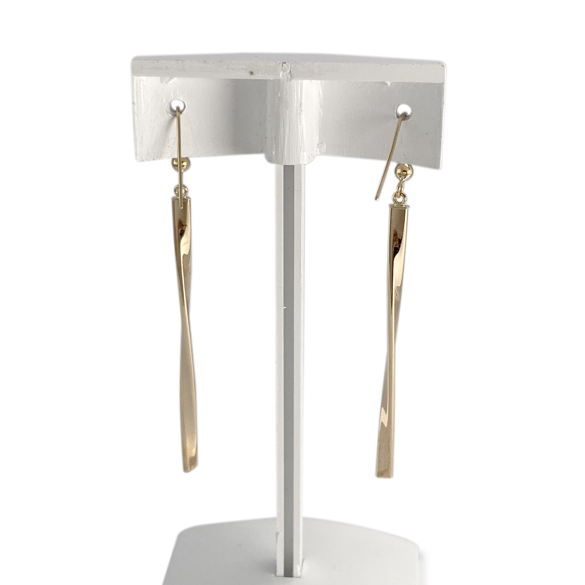 Tweedehands oorbellen 750 geelgoud - bekijk 3