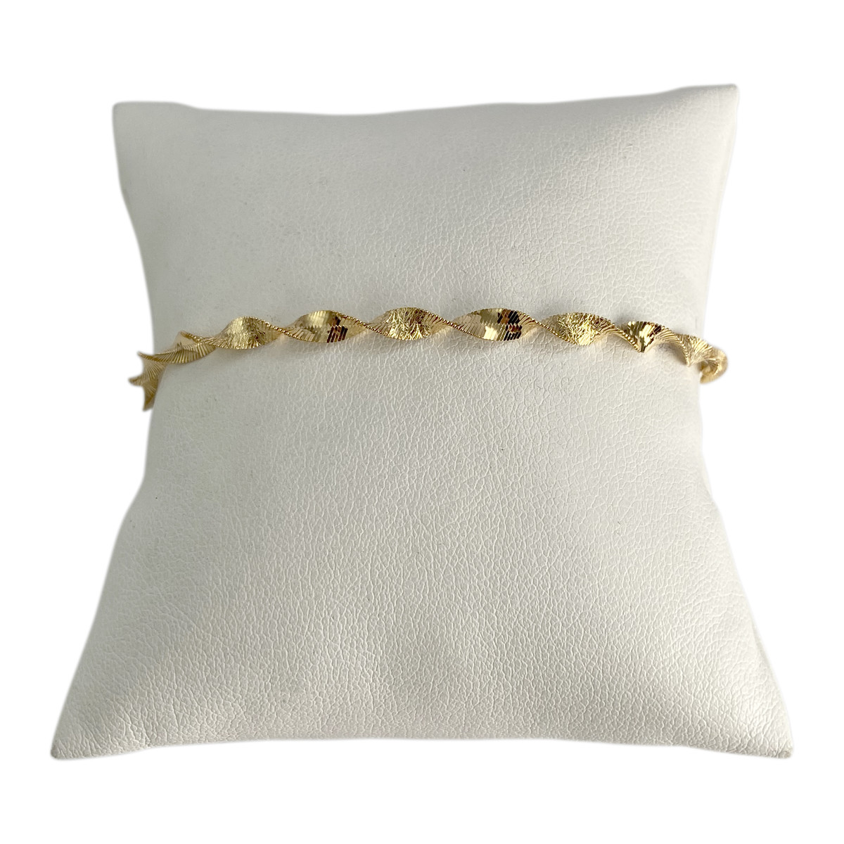 Bracelet d'occasion or 750 jaune maille fantaisie