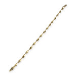 Bracelet d'occasion or 750 jaune maille fantaisie - vue 2