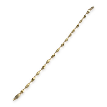 Bracelet d'occasion or 750 jaune maille fantaisie