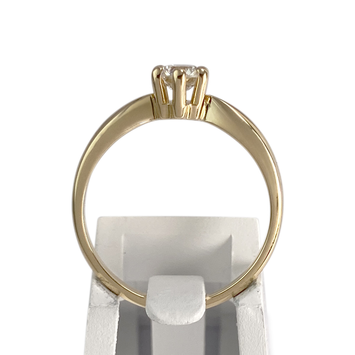 Bague d'occasion or 750 jaune diamant - vue 3