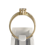 Bague d'occasion or 750 jaune diamant - vue 3