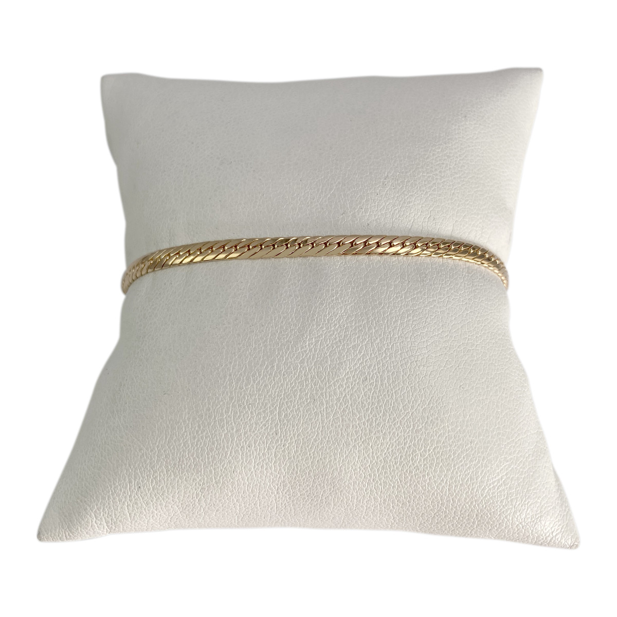 Bracelet d'occasion or 750 jaune maille anglaise