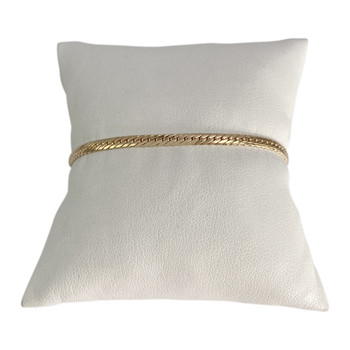 Bracelet d'occasion or 750 jaune maille anglaise