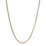 Chaîne d'occasion or 750 jaune maille forcat 62.5cm - vue 1