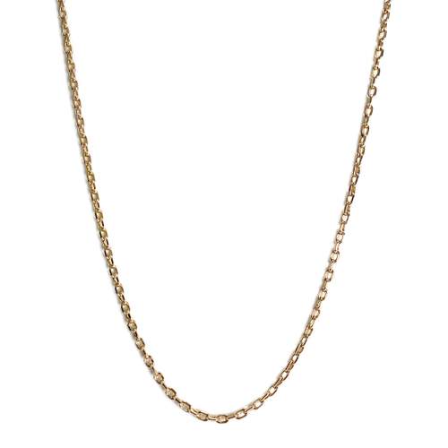 Chaîne d'occasion or 750 jaune maille forcat 62.5cm