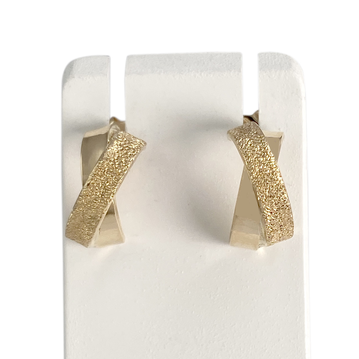 Boucles d'oreilles d'occasion or 750 jaune