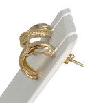 Boucles d'oreilles d'occasion or 750 jaune - vue 2