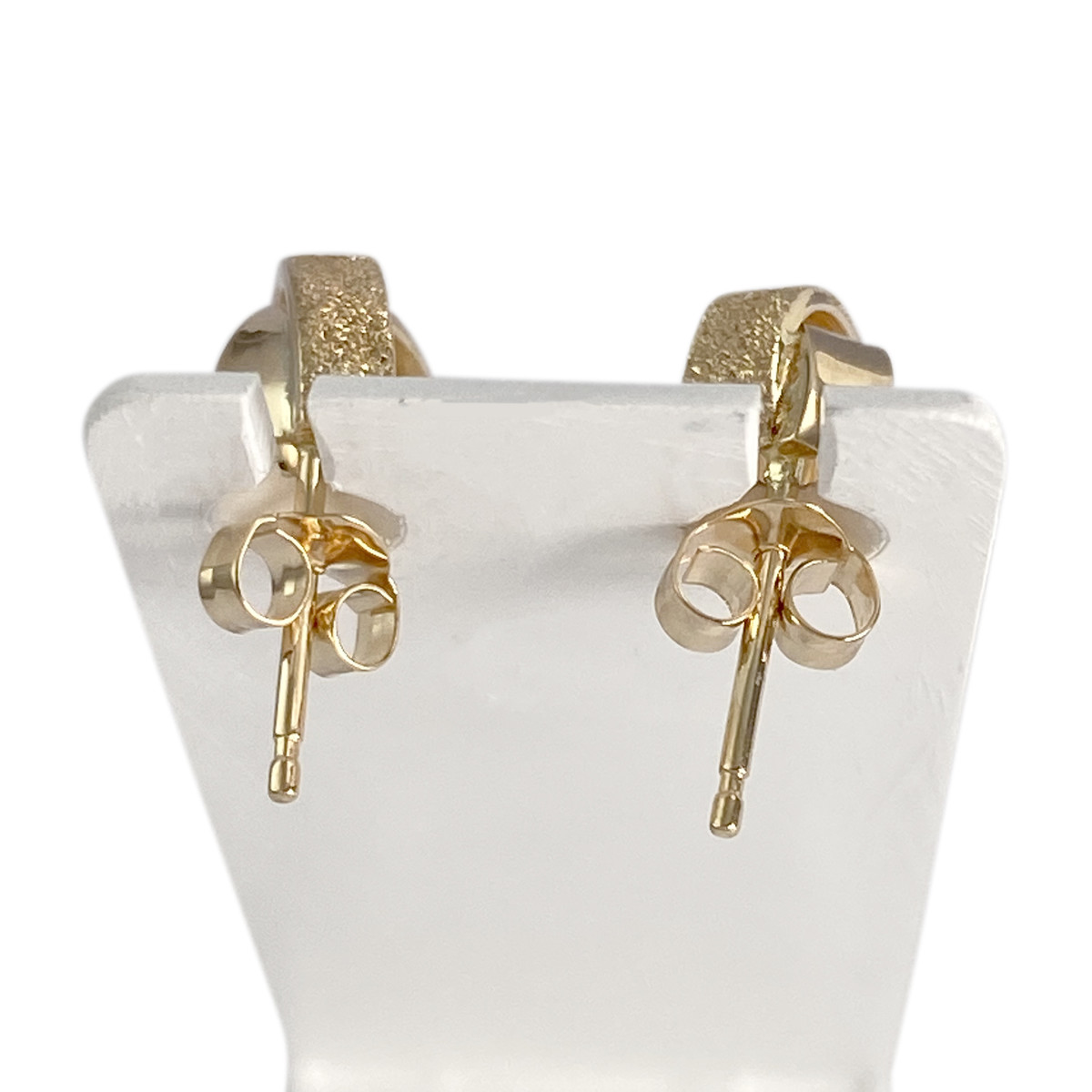 Boucles d'oreilles d'occasion or 750 jaune - vue 3
