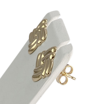 Boucles d'oreilles d'occasion or 750 jaune