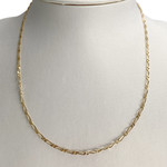 Used 750 yellow gold horse-link chain, 45.5 cm - view 2