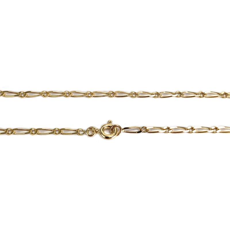 Used 750 yellow gold horse-link chain, 45.5 cm - view 3