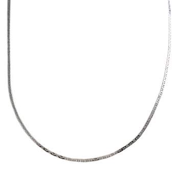 Chaîne d'occasion or 750 blanc maille marine 45 cm