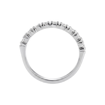 Second-hand gold ring 750 white diamonds