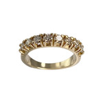 Bague d'occasion or 750 jaune diamants - vue 1