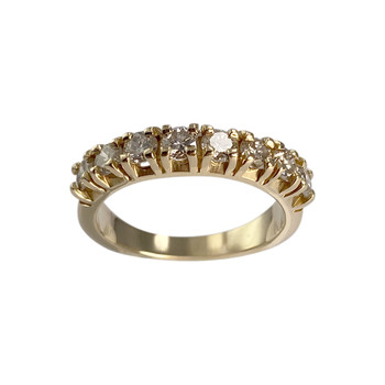 Bague d'occasion or 750 jaune diamants