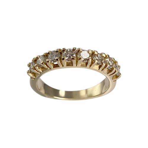 Bague d'occasion or 750 jaune diamants