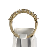 Bague d'occasion or 750 jaune diamants - vue 3