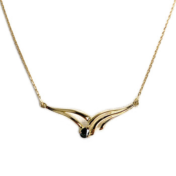 Collier d'occasion or 750 jaune saphir