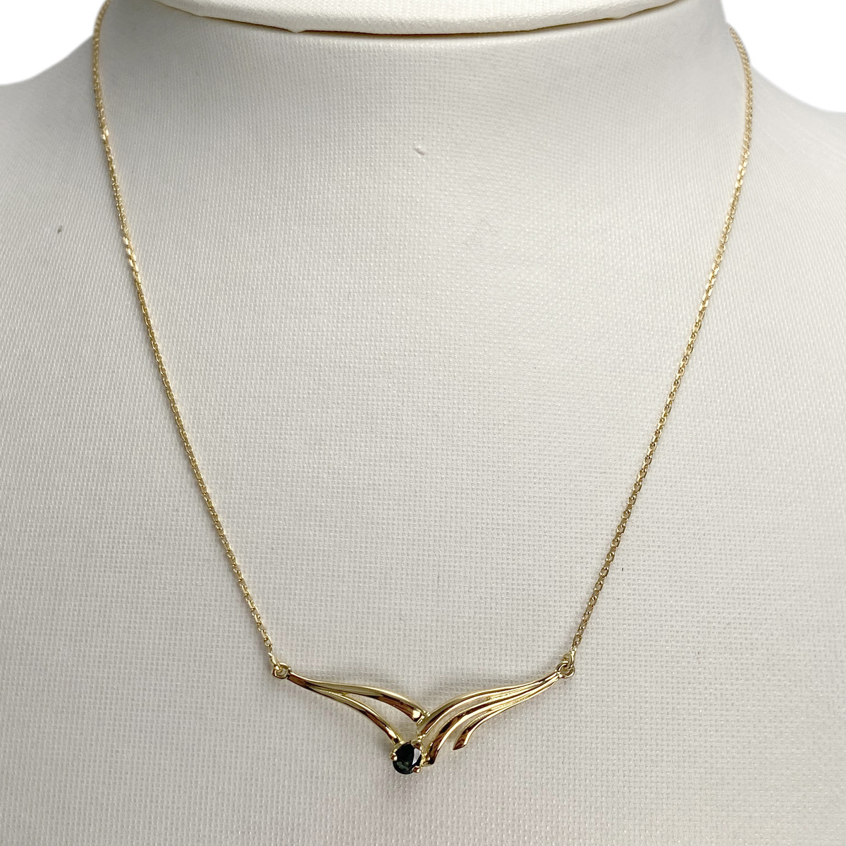 Collier d'occasion or 750 jaune saphir - vue 2