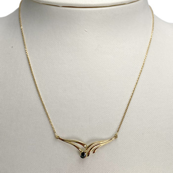 Collier d'occasion or 750 jaune saphir