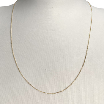 Collier d'occasion or 750 jaune maille forcat