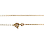 Collier d'occasion or 750 jaune maille forcat - vue 3