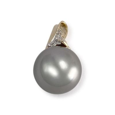 Pendentif d'occasion or 750 jaune perlede tahiti - vue 1
