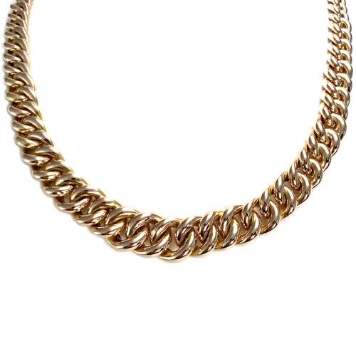 Collier d'occasion or 750 jaune maille américaine