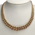 Collier d'occasion or 750 jaune maille américaine - vue 2