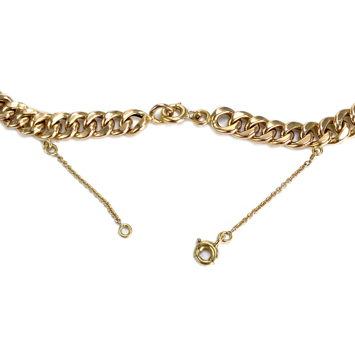 Collier d'occasion or 750 jaune maille américaine - vue 3