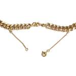 Collier d'occasion or jaune 750, maille américaine, 42.5 cm - vue 3