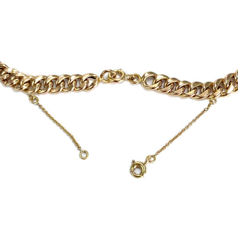 Collier d'occasion or 750 jaune maille américaine - vue 3