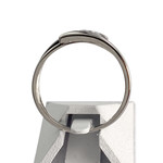Bague d'occasion or 750 blanc diamants - vue 3