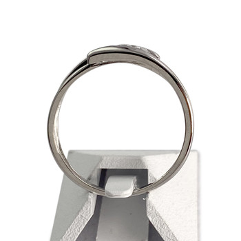 Bague d'occasion or 750 blanc diamants