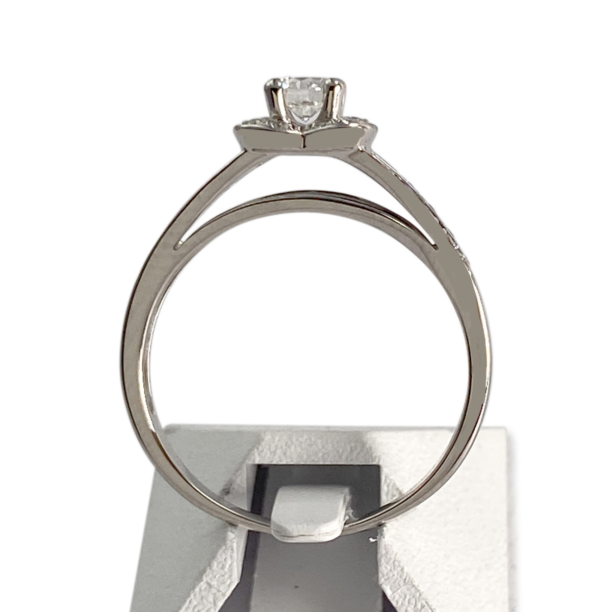 Bague MAUBOUSSIN d'occasion or 750 blanc diamants - vue 3