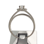 Bague MAUBOUSSIN d'occasion or 750 blanc diamants - vue 3