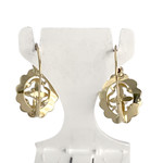 Boucles d'oreilles d'occasion or 750 jaune saphir - vue 3