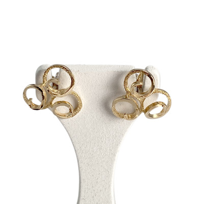 Boucles d'oreilles d'occasion or 750 jaune - vue 1