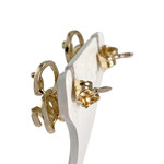 Boucles d'oreilles d'occasion or 750 jaune - vue 2