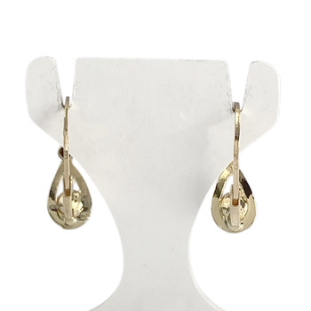 Tweedehands oorbellen in goud 750 gele gekweekte parels