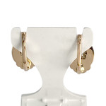 Boucles d'oreilles d'occasion or 750 jaune spinelles synthétiques - vue 3