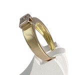 Bague d'occasion 2 ors 750 diamants - vue 2