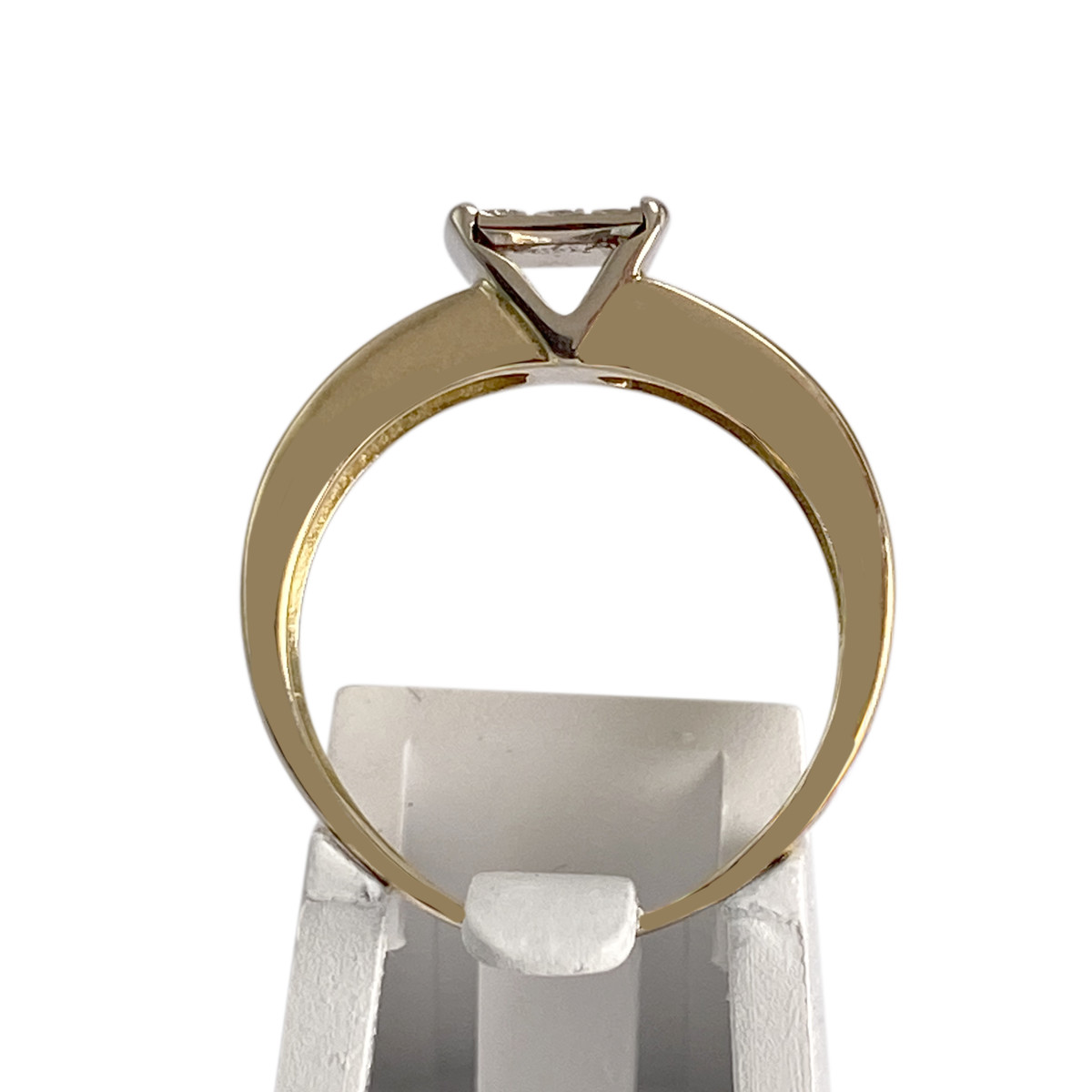 Bague d'occasion 2 ors 750 diamants - vue 3