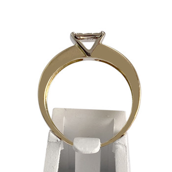 Bague d'occasion 2 ors 750 diamants