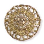 Broche d'occasion or 750 jaune - vue 1