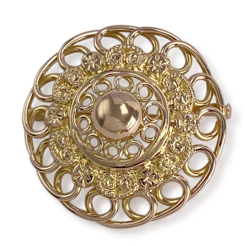 Broche d'occasion or 750 jaune - vue 1